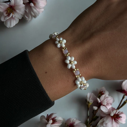 Quartz Charm Bracelet